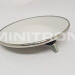 Peili, krominen, pyöreä, lokasuojaan