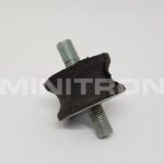 Pakoputken takimmainen kumikiinnike