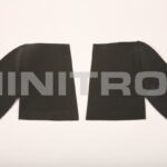 Takapyöräkaarien päälliset, mustat