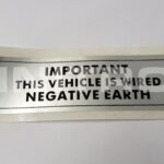 Negative earth-tarra